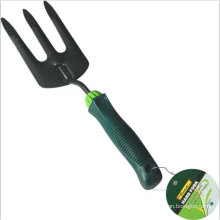 Ferramentas de jardim aço jardim Prong garfo com alça resistente a choque para jardinagem